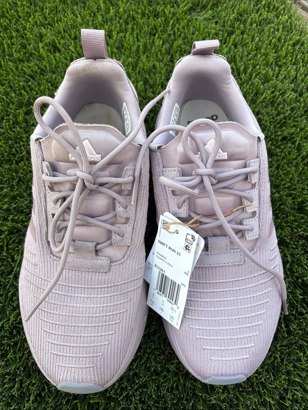 Adidas Womens Swift Run 23 Running Shoe Sz 7.5 Gray plum